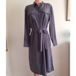 Boden Silk Shirt Dress 10L